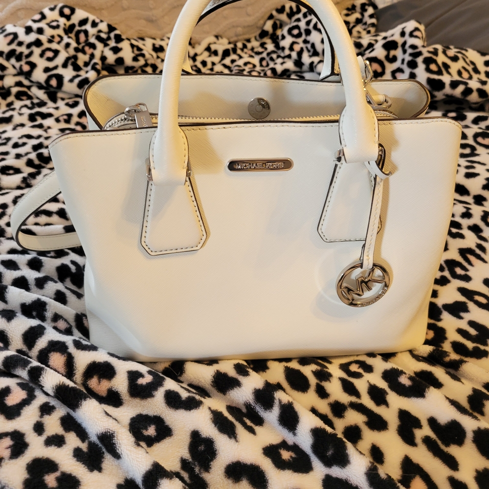 Michael Kors White Satchel